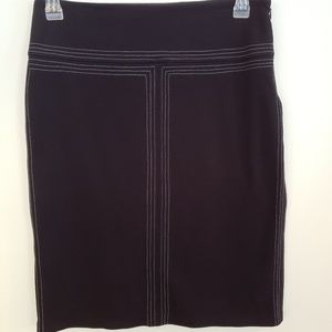 Black pencil skirt